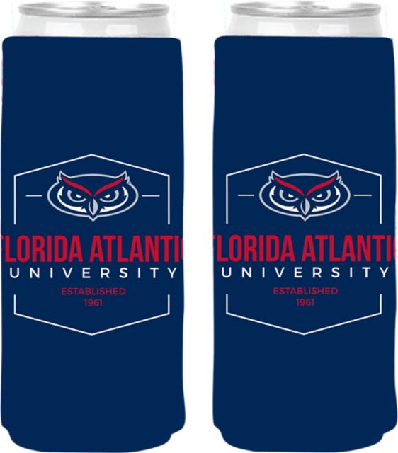 Florida Atlantic University Slim Can Coozie