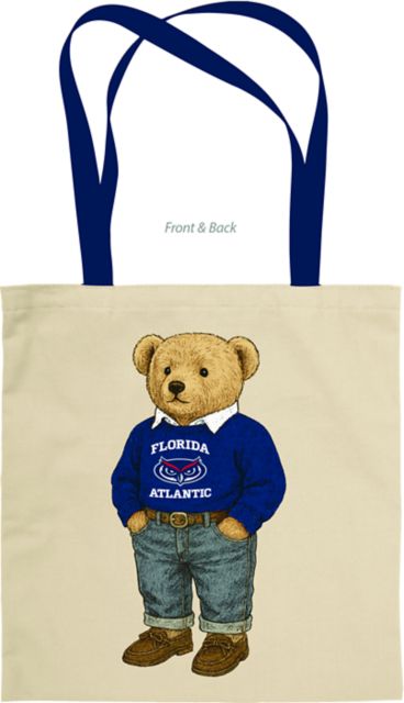 Florida Atlantic Owls Bear Tote Bag