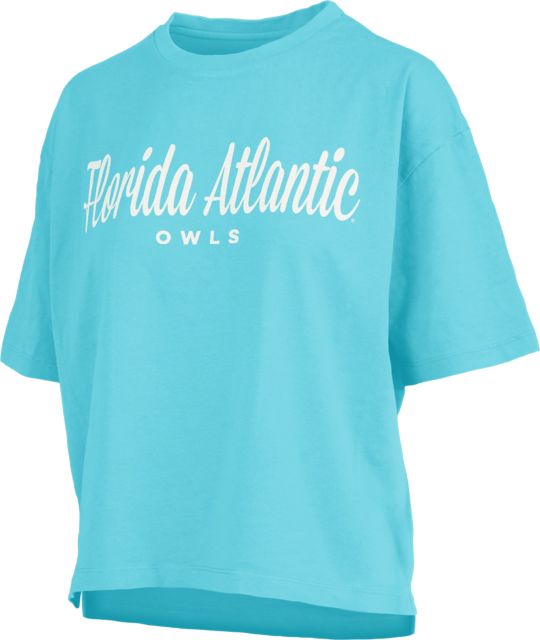 Florida Atlantic University Women's Owls Cropped Short Sleeve T-Shirt