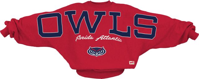 Florida Atlantic Owls Women's Oversized Crewneck Sweatshirt