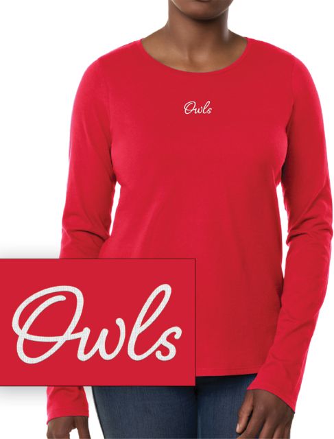 Florida Atlantic Owls Women's Chainstitch Long Sleeve T-Shirt