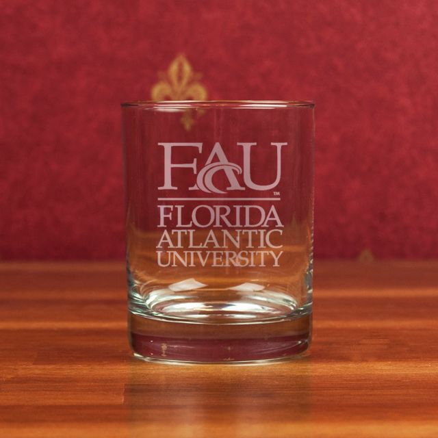 Florida Atlantic University 14 oz. Glass