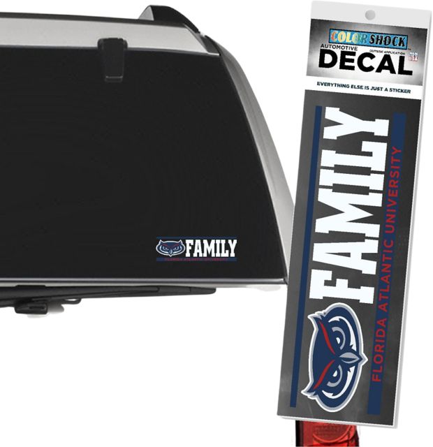 Florida Atlantic University Owls Family Decal