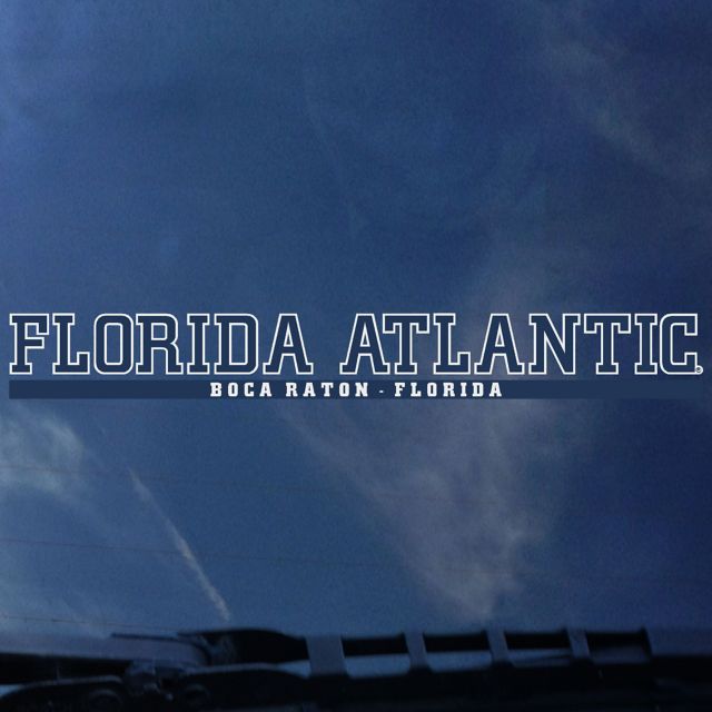 Florida Atlantic University Decal