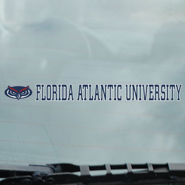 Florida Atlantic University Strip Decal
