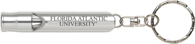 Florida Atlantic University Whistle Keychain