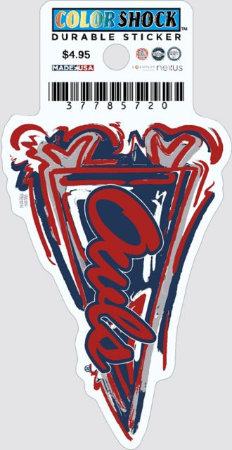 Florida Atlantic Owls Durable Sticker