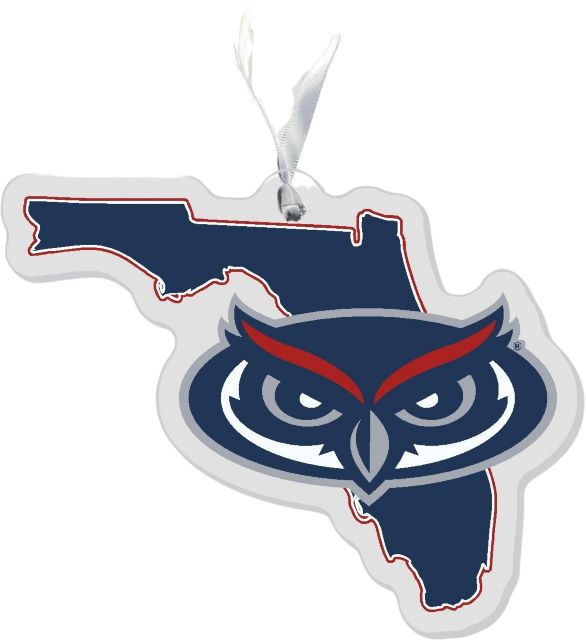 Florida Atlantic University Owls 3"x4" Ornament