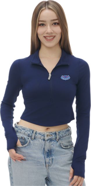 Florida Atlantic Owls Women's Crop 1/4 Zip