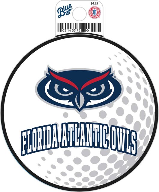 Florida Atlantic Owls Golf Full Size Sticker