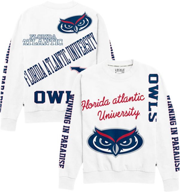 Florida Atlantic Owls Women's Collage Kelsey Crewneck Sweatshirt