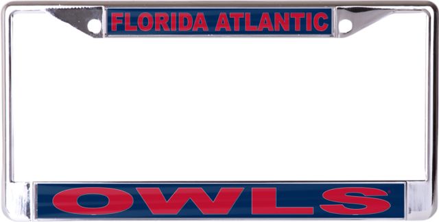 Florida Atlantic Owls Inlaid License Plate Frame