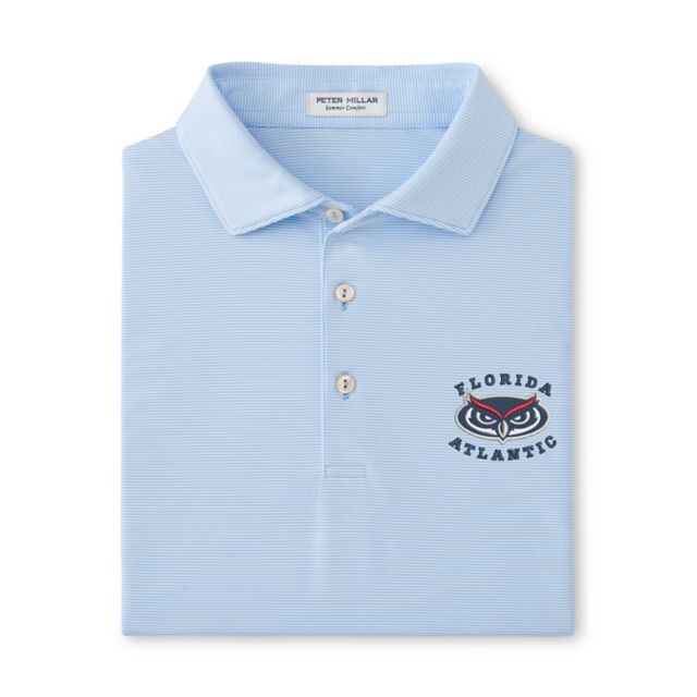 Florida Atlantic Owls Striped Polo