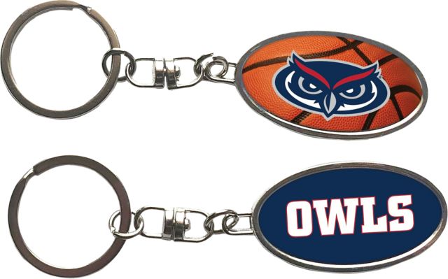 Florida Atlantic University Basketball Keychain