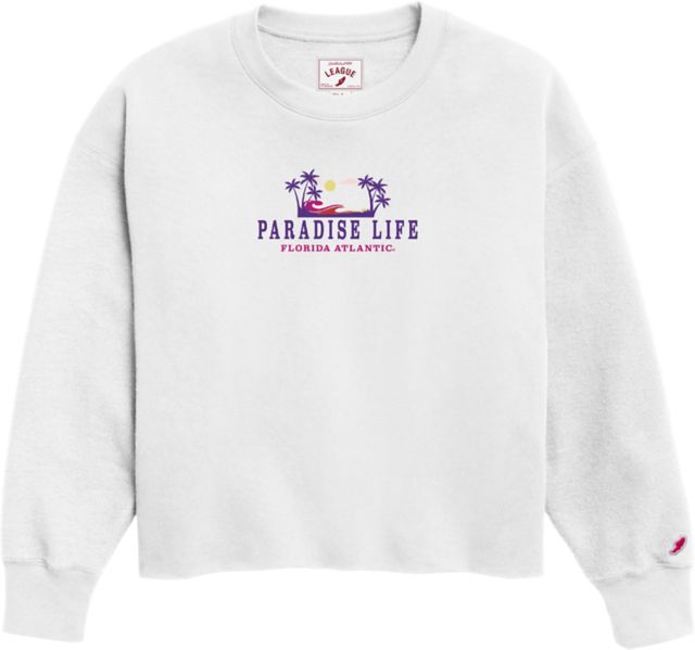 Florida Atlantic University Paradise Life Women's Oversized Crewneck Sweatshirt