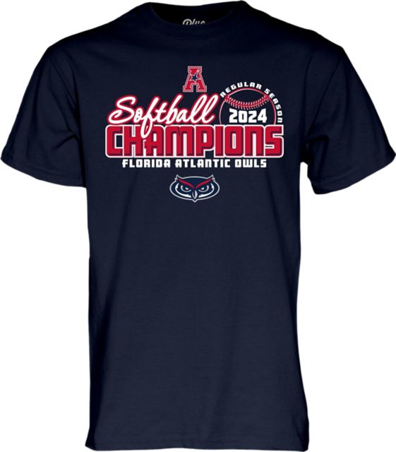 Florida Atlantic Owls Softball 2024 AAC Regular Season Champions T-Shirt