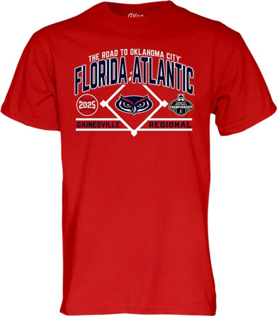 Florida Atlantic Owls Softball 2025 Regional Bound T-Shirt
