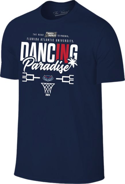 FAU Owls Basketball 2024 Dancing in Paradise Short Sleeve T-Shirt