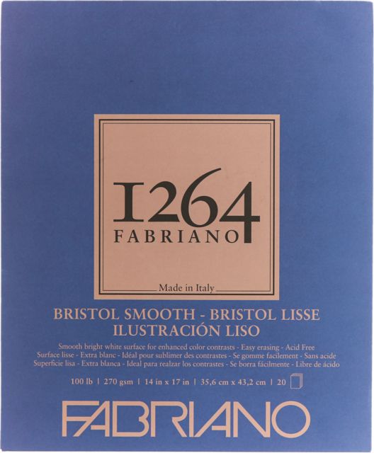 1264 BRISTOL PAD SMOOTH 14X17 20 SHEETS