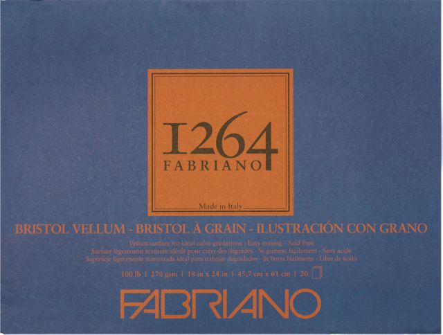 1264 BRISTOL PAD VELLUM 18X24 20 SHEETS
