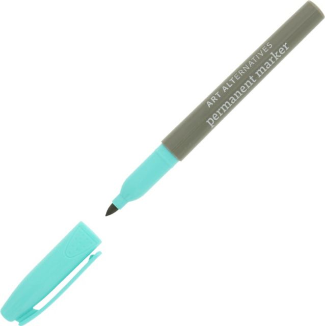 PERMANENT MARKER FINE AQUA