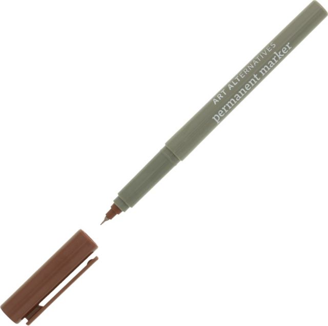 PERMANENT MARKER EXTRA FINE BROWN