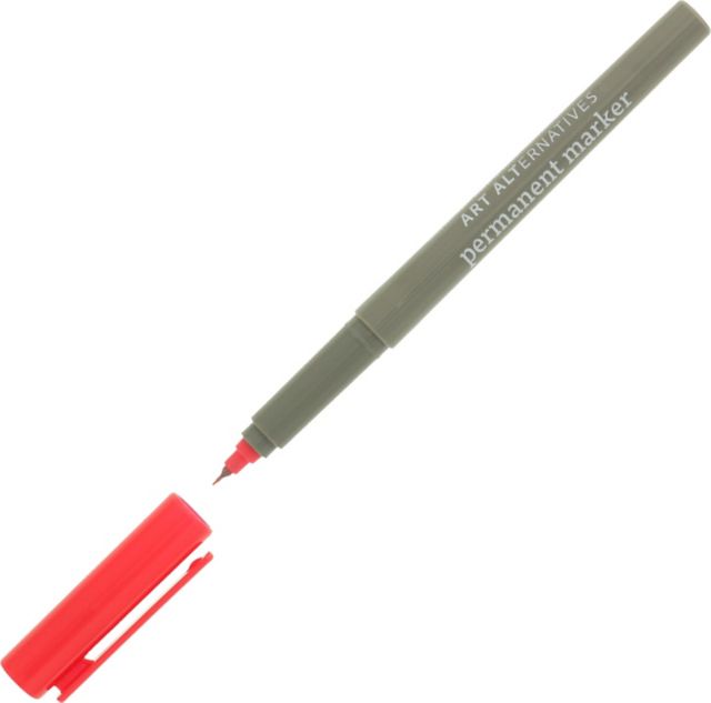 PERMANENT MARKER EXTRA FINE RED