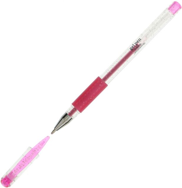 GEL PEN GLITTER PINK