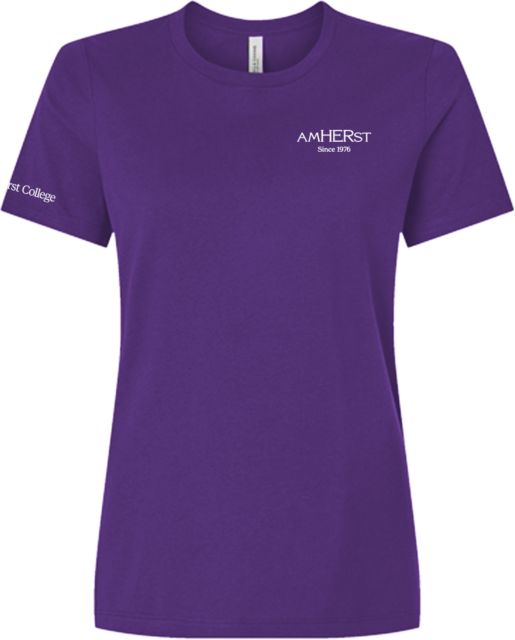 Amherst College amHERst Since 1976 Women's Short Sleeve T-Shirt