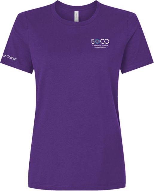 Amherst College 50 Years of Coeducation Women's Short Sleeve T-Shirt