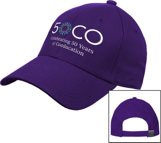 Amherst College Celebrating 50 Years of Coeducation Short Sleeve T-Shirt Cap