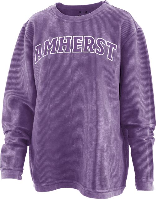 Amherst College Women's Corded Crewneck Sweatshirt