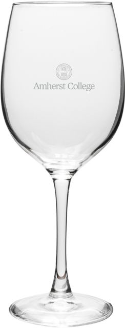 Amherst College 16 oz. Wine Glass