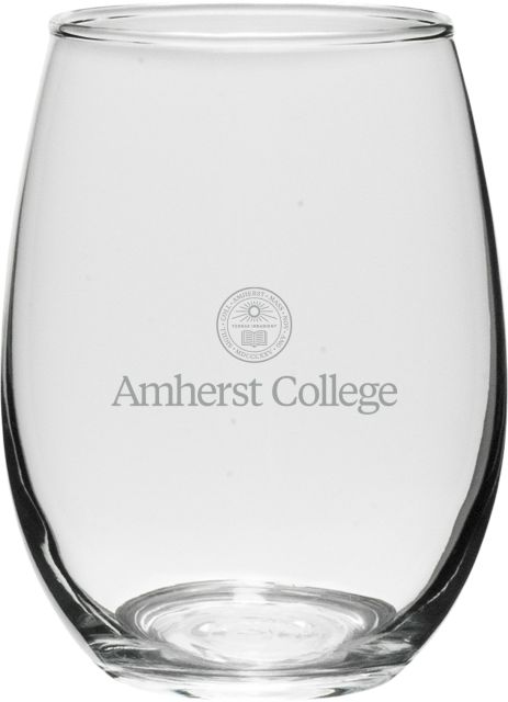 Amherst College 21 oz. Wine Glass