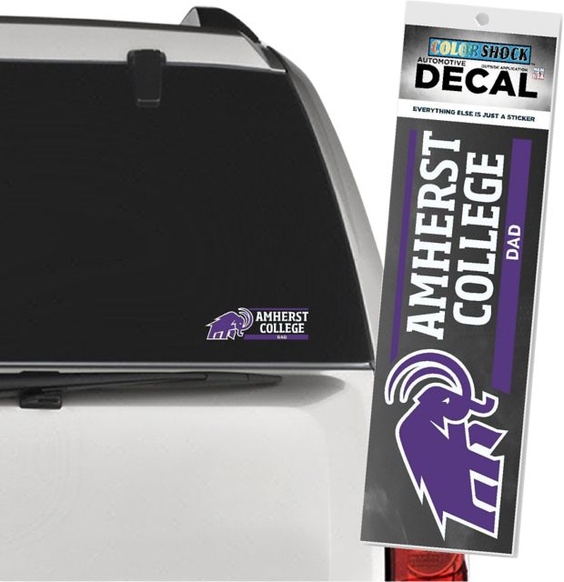 Amherst College Mammoths Dad Decal