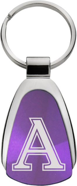 Amherst College Teardrop Key Tag
