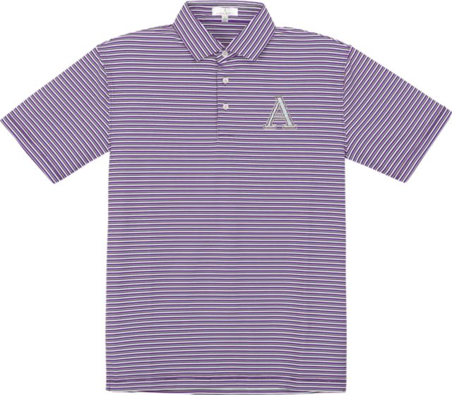 Amherst College Performance Stripe Polo