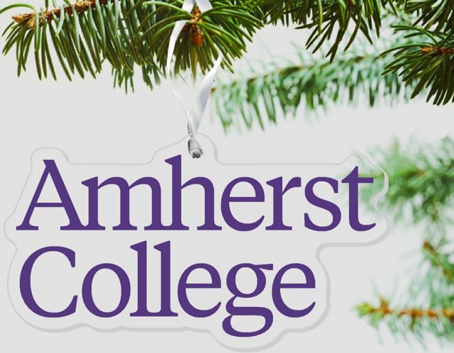 Amherst College 3 x 4 inch Ornament
