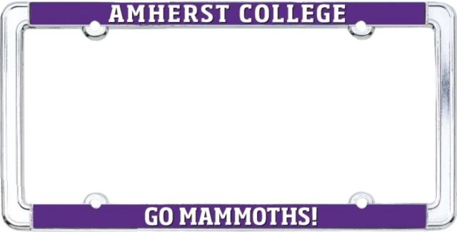 Amherst College Thin Dome License Plate Frame