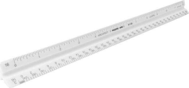 SCALE TRIANGULAR 12IN ARCH ECONO