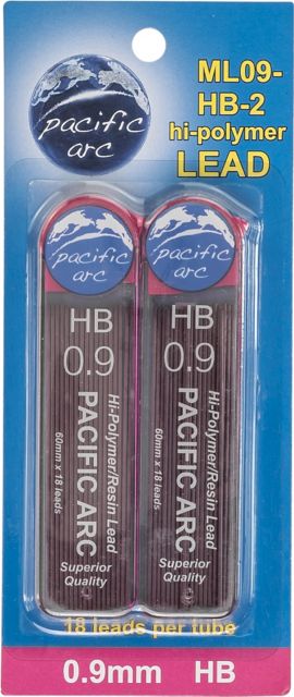 REFILL LEAD 0.9MM2/PK HB