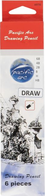 DRWG PENCIL 6/PK SET DRAW