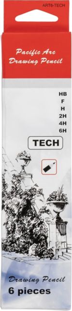 DRWG PENCIL 6/PK SET TECH