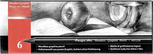 DRWG PENCIL 6/PK SET WOODLESS