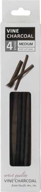 VINE CHARCOAL 4/PK MEDIUM