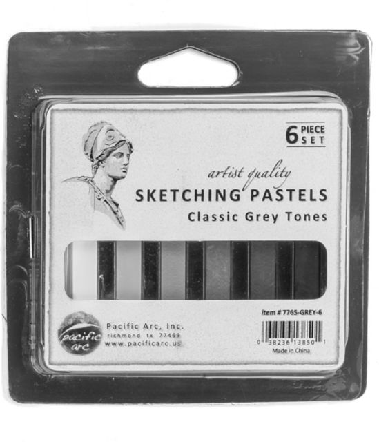 SKETCH PASTEL 6/PK GREY TONE