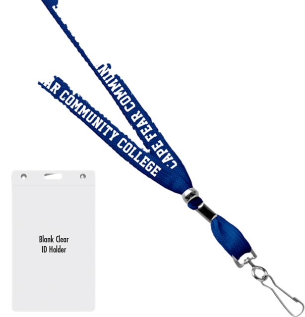 Cape Fear Community College Card Dispenser Lanyard