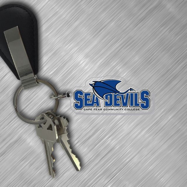 Cape Fear Community College Sea Devils Keychain