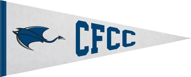 Cape Fear Community College 12x30 Sea Devils Pennant