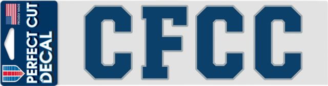 Cape Fear Community College 2'' x 17'' Perfect Cut Decal